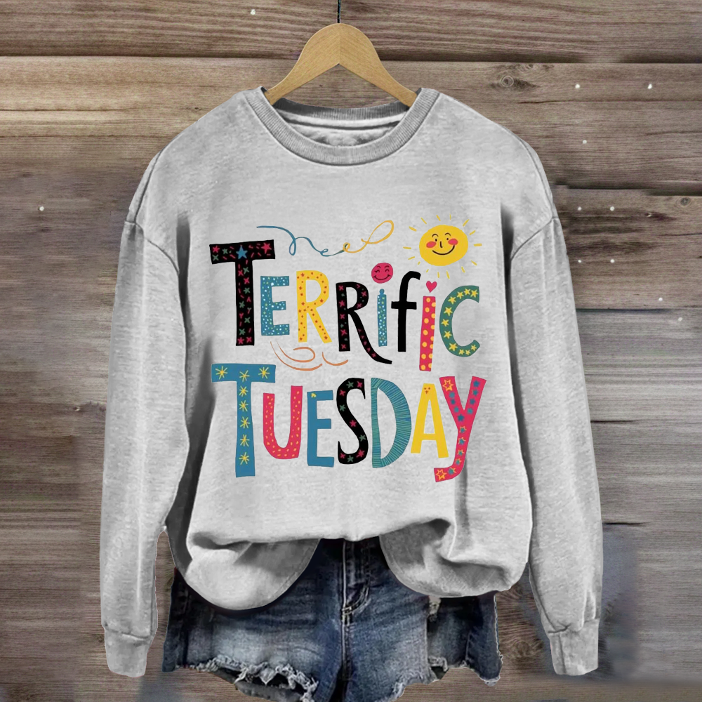 Terrific Tuesday Teacher Sweatshirt