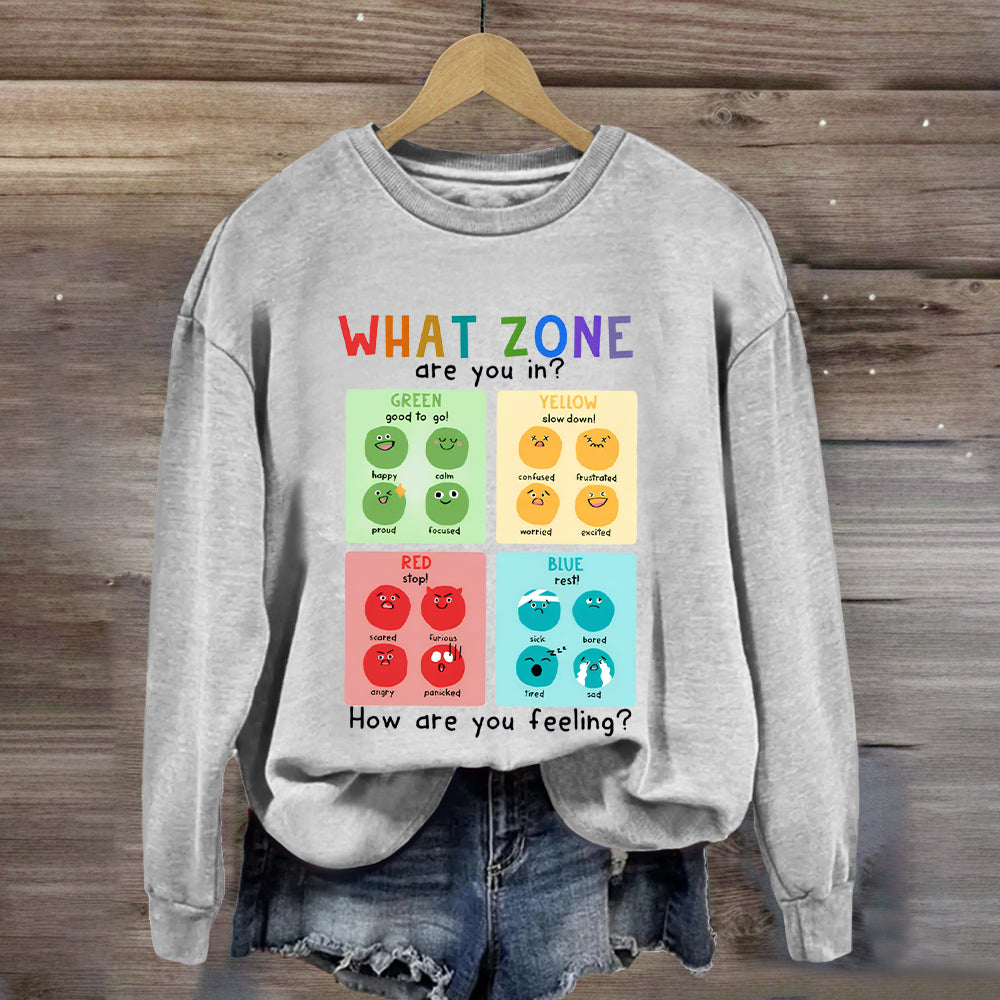 How Are You Feeling Teacher Sweatshirt