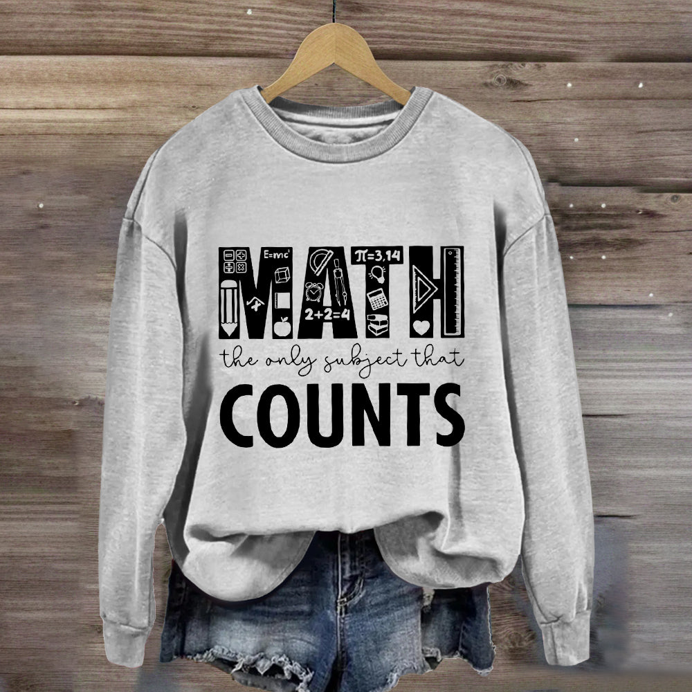 Math Counts Teacher Sweatshirt