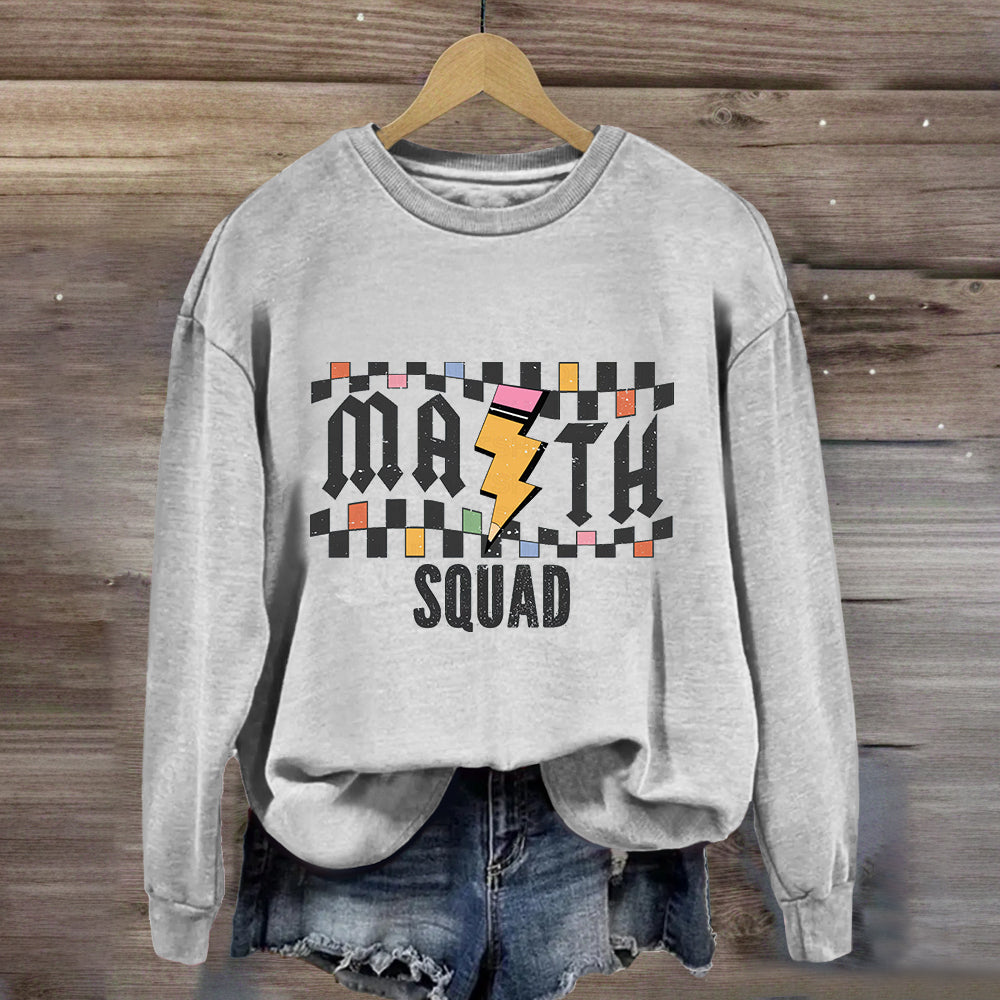 Math Squad Teacher Sweatshirt