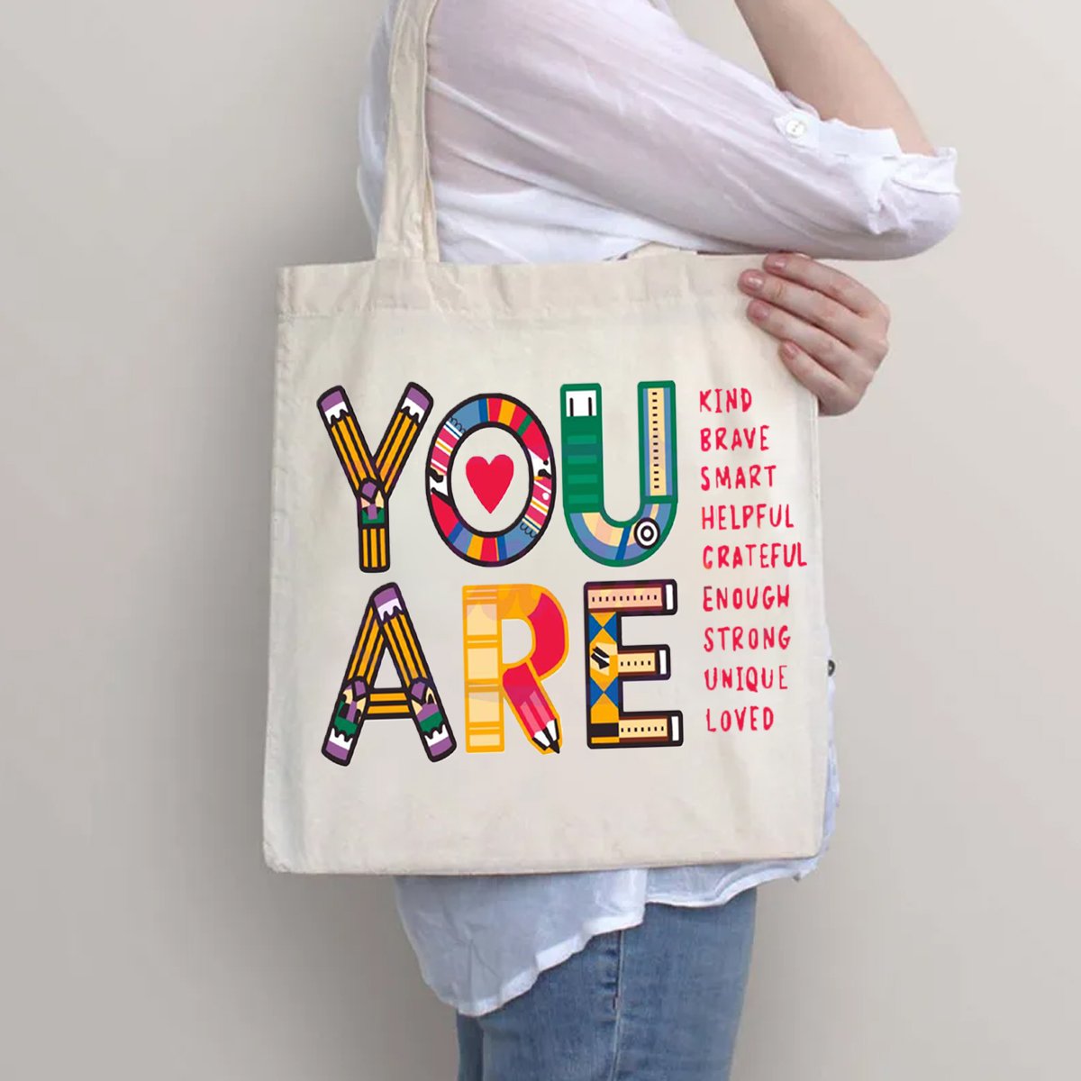 You Are Kind Shopping Tote