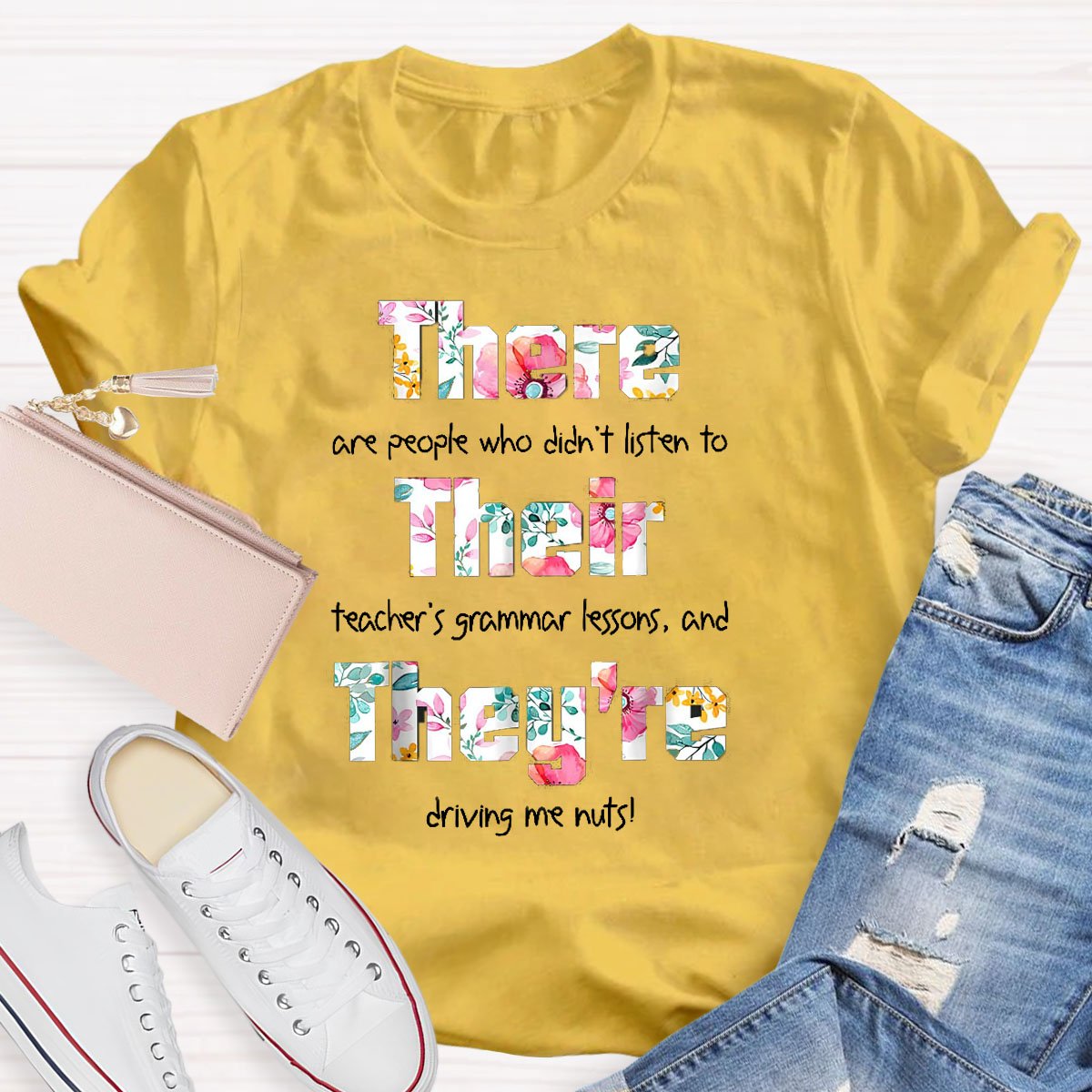 There Their They're Driving Me Crazy T-Shirt