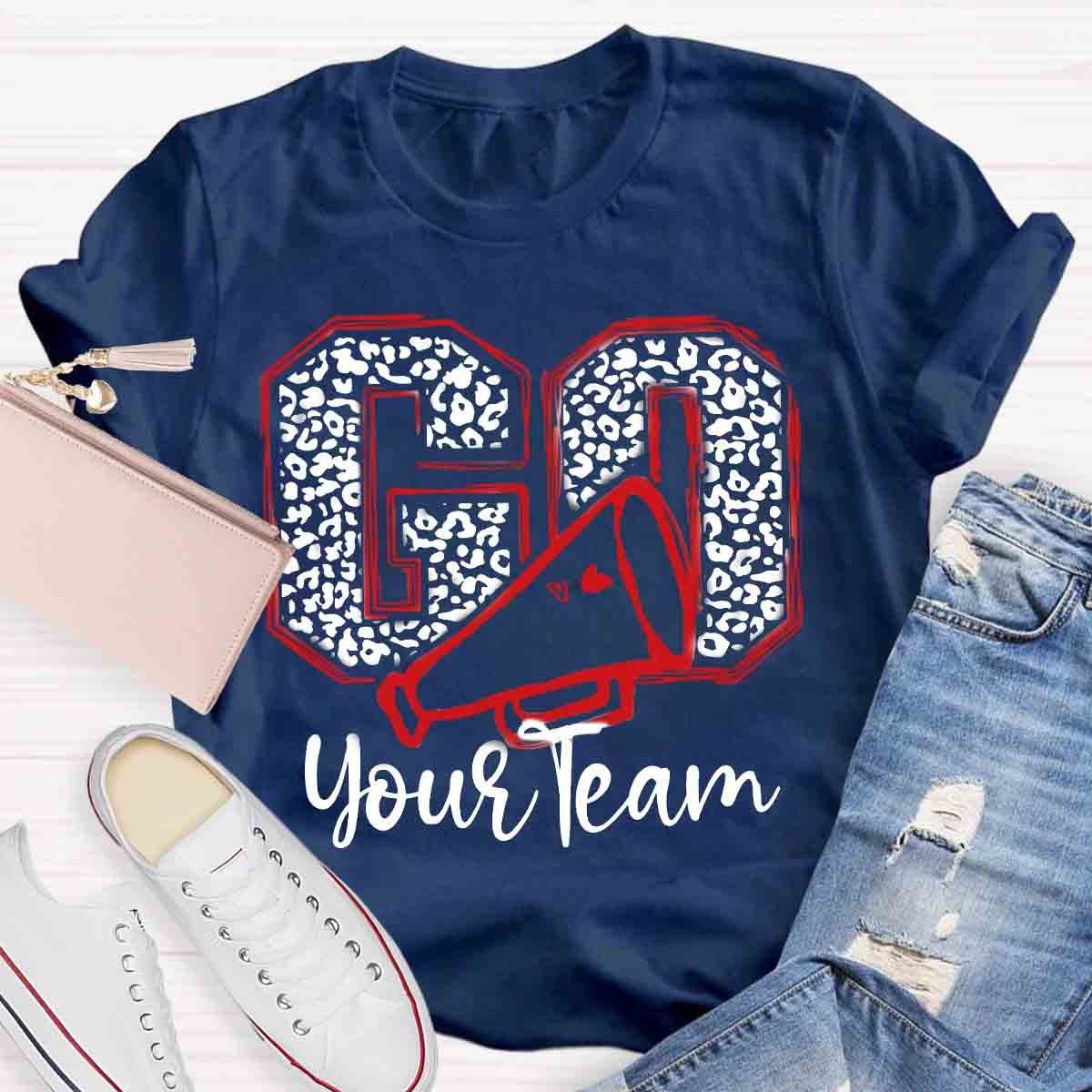 Personalized Team Name Go Go Go Teacher T-Shirt