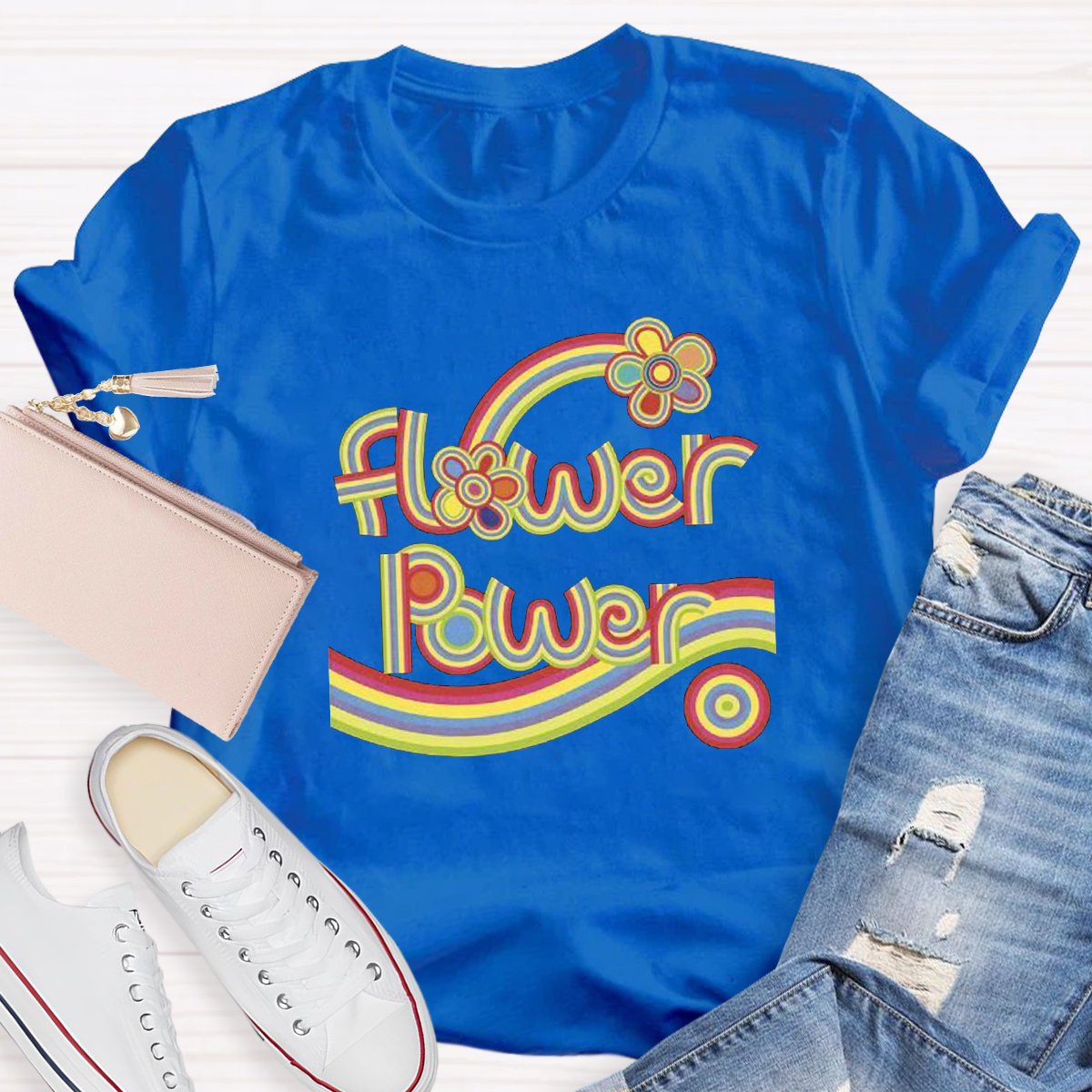 Flower Power Teacher Shirt