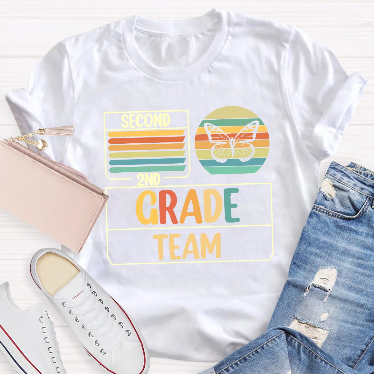 Second 2nd Grade Team Teacher Shirt