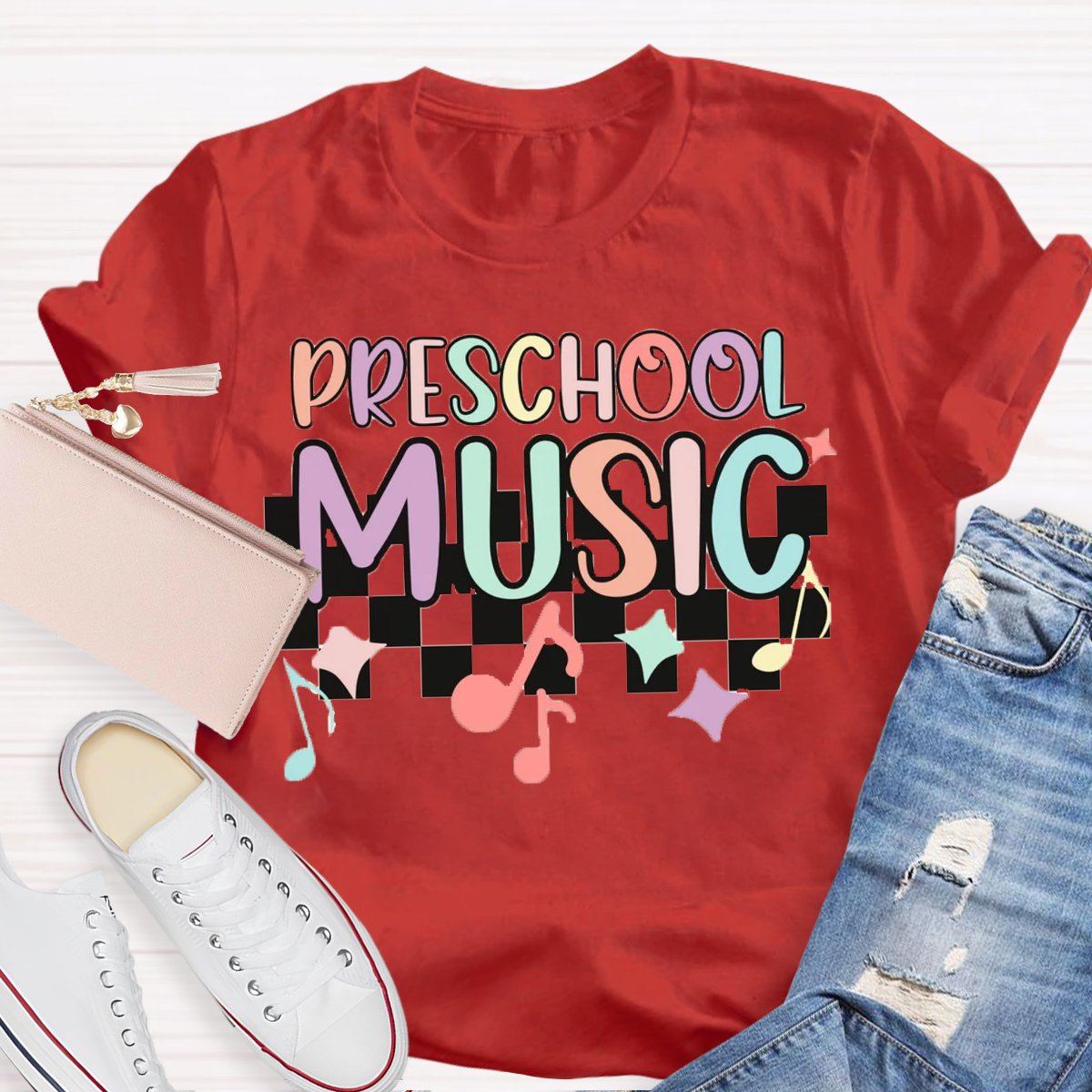 Personalized Grade Music Teacher Shirt