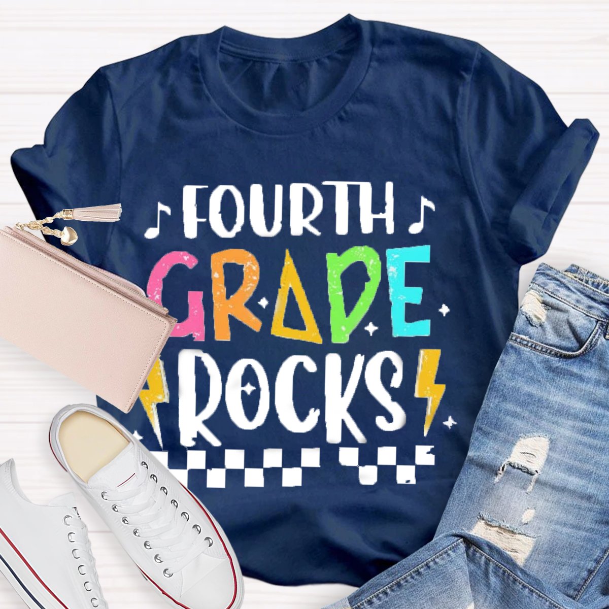 Personalized Grade Rocks Teachers Back To School Shirts