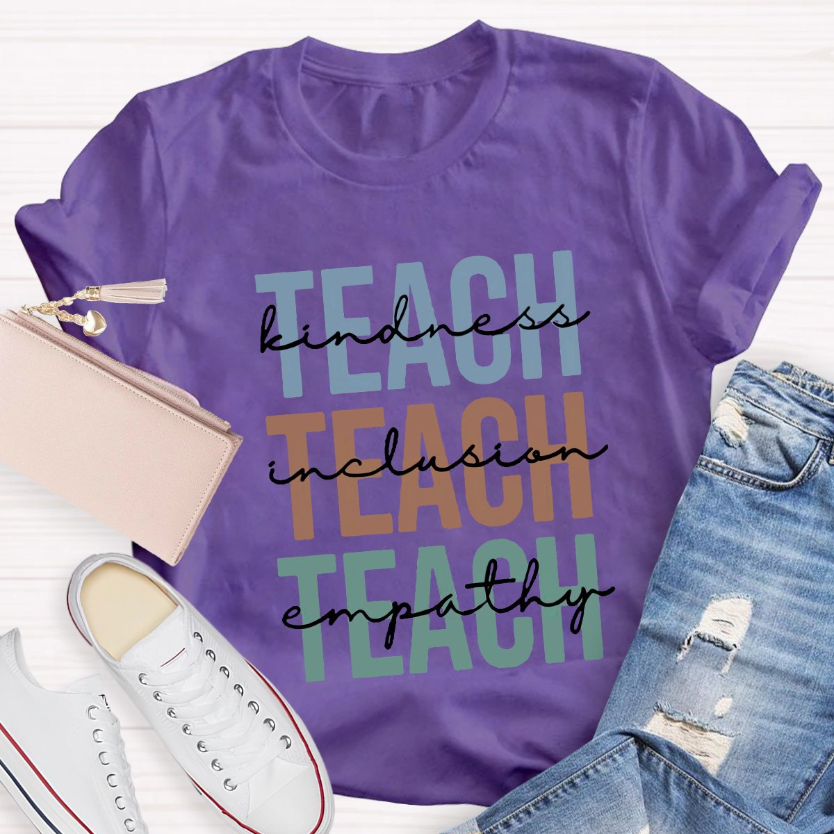 Teach Kindness Teacher Shirt