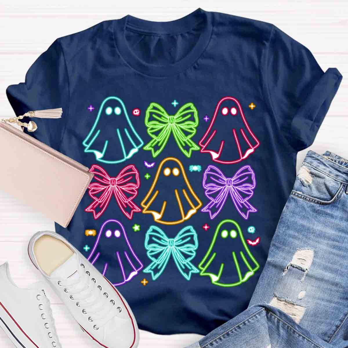 Halloween Ghost Neon Shirt