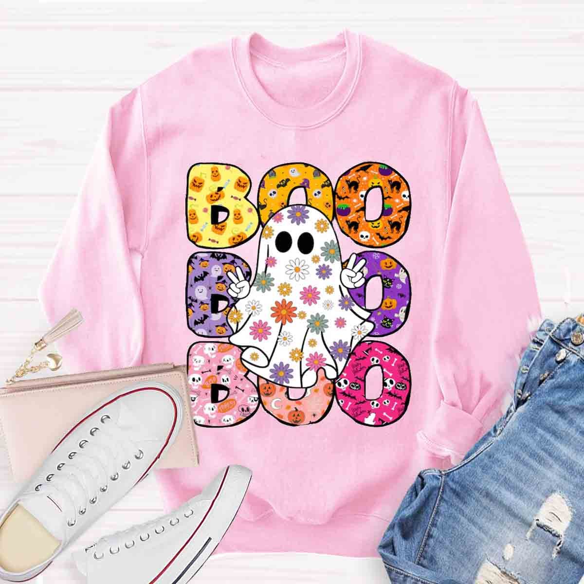 Halloween Boo Ghost Spooky Sweatshirt