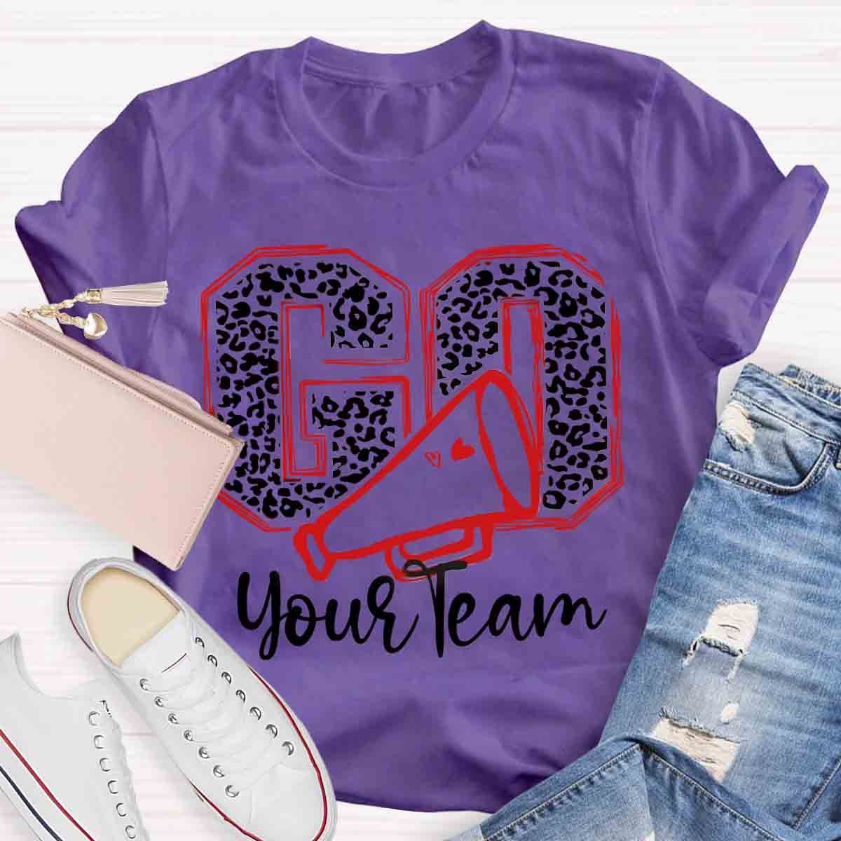 Personalized Team Name Go Go Go Teacher T-Shirt