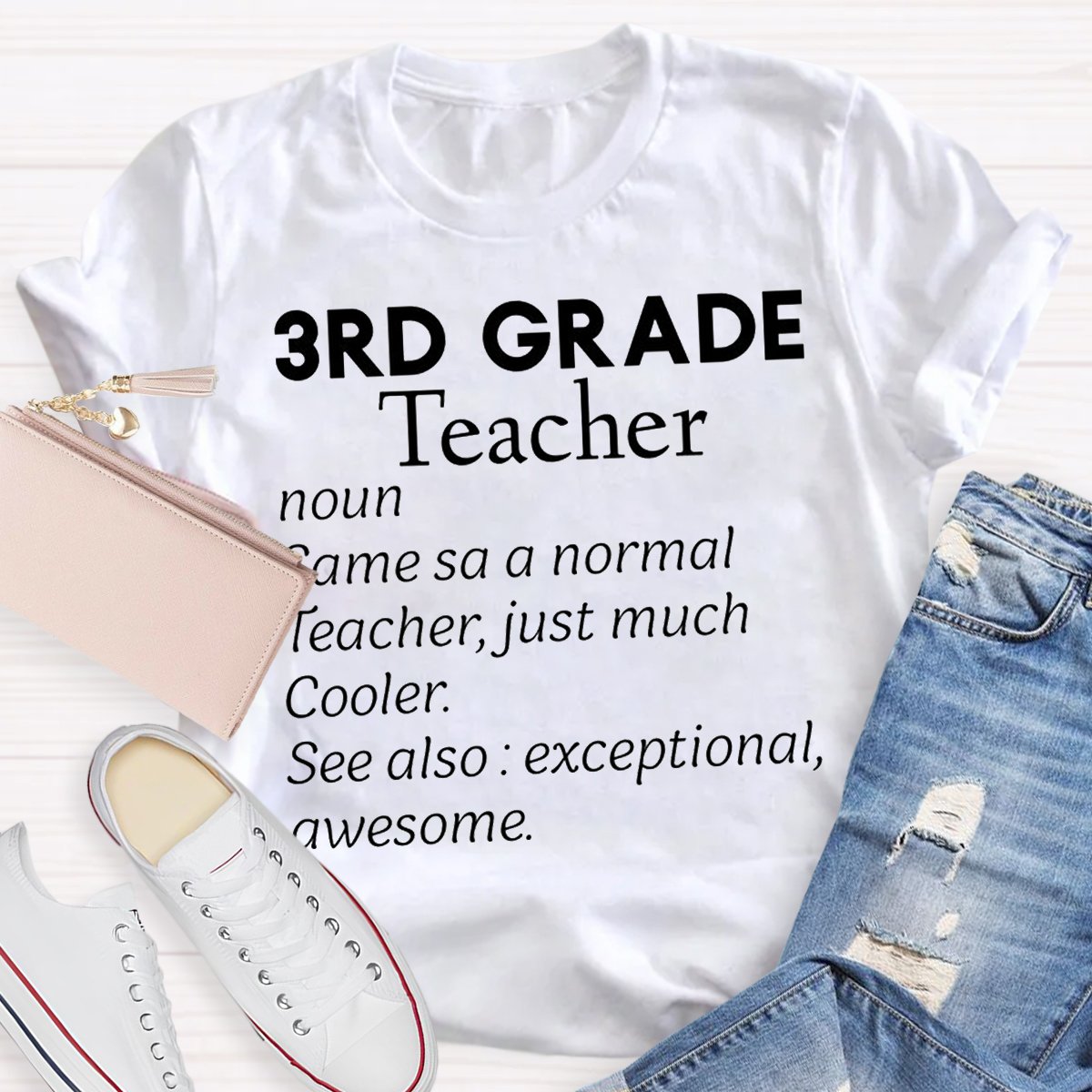 Personalized 1st Grade Teacher Noun Teacher Shirt