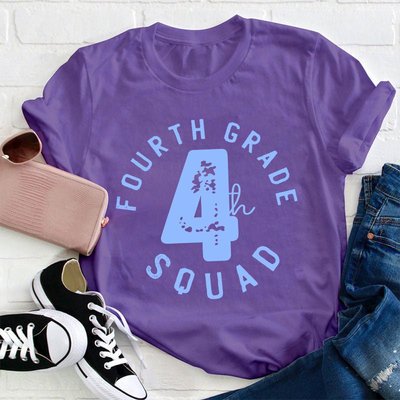 Personalized Grade Squad Teacher T-Shirt