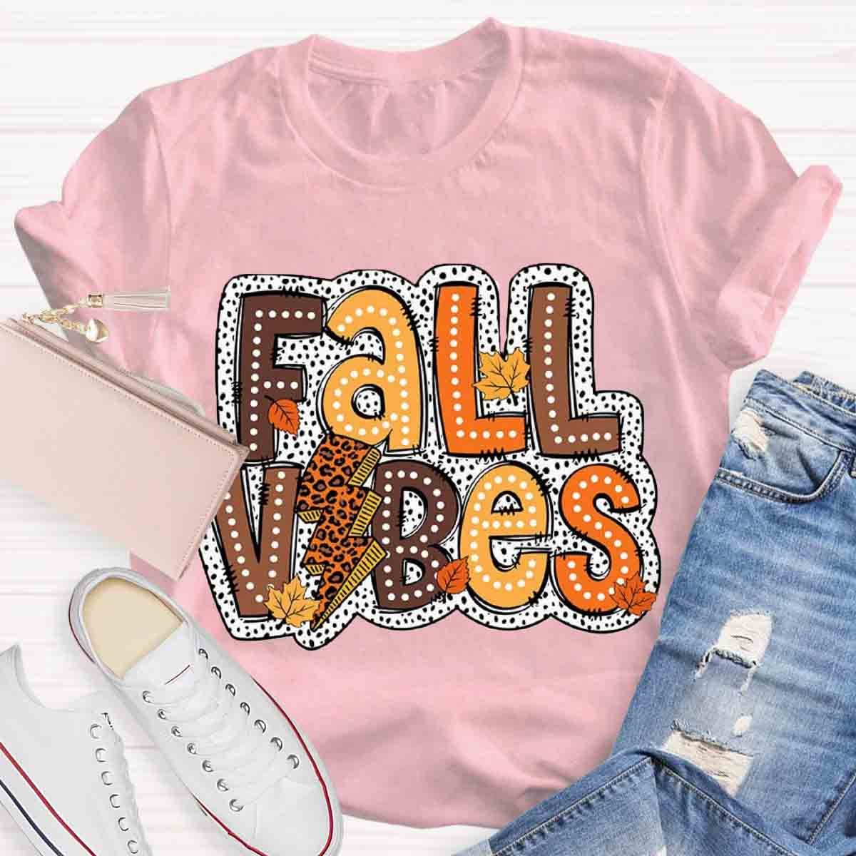 Autumn Design Fall Vibes Shirt