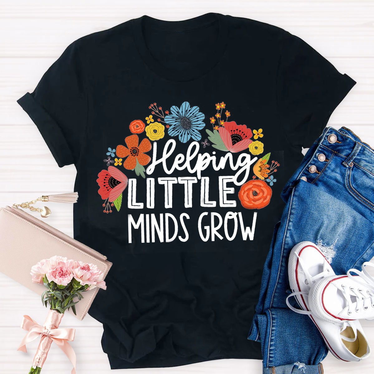 Helping Little Minds Grow TeachersT-Shirt