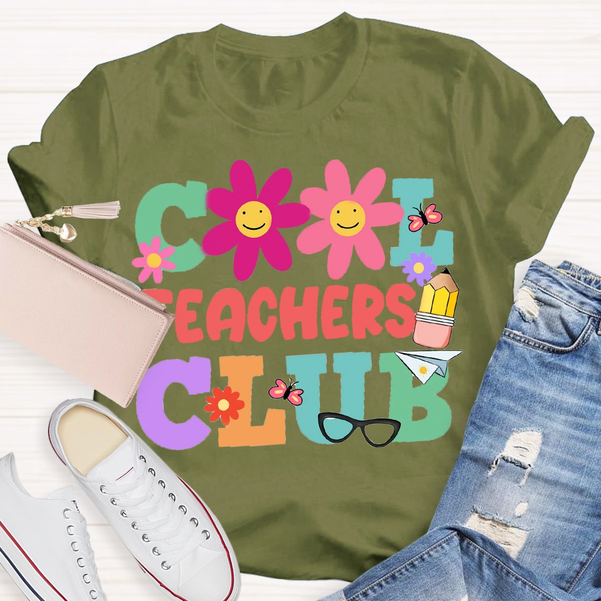 Cool Teachers Club Teacher's Day T-Shirt