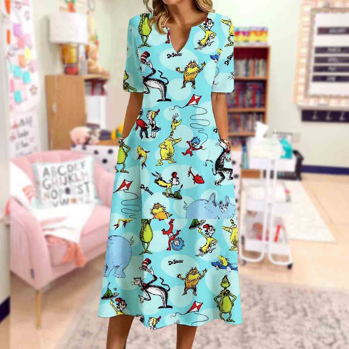 Dr. Seuss  Color Book Dress