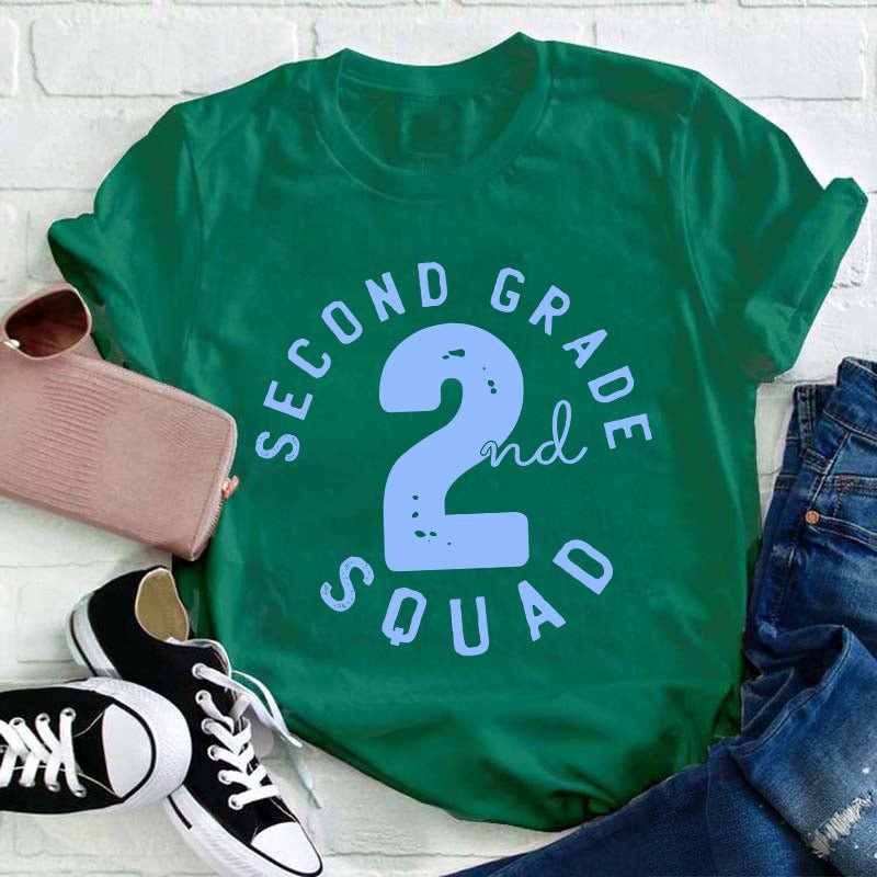 Personalized Grade Squad Teacher T-Shirt