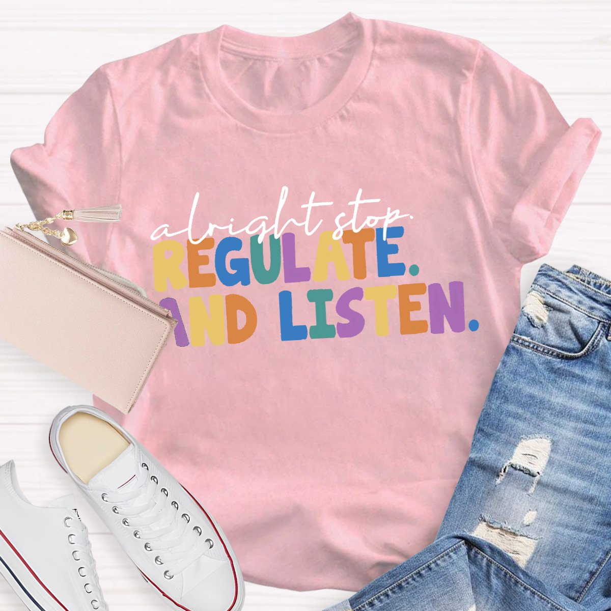 Regulate And Listen  Teacher Shirt