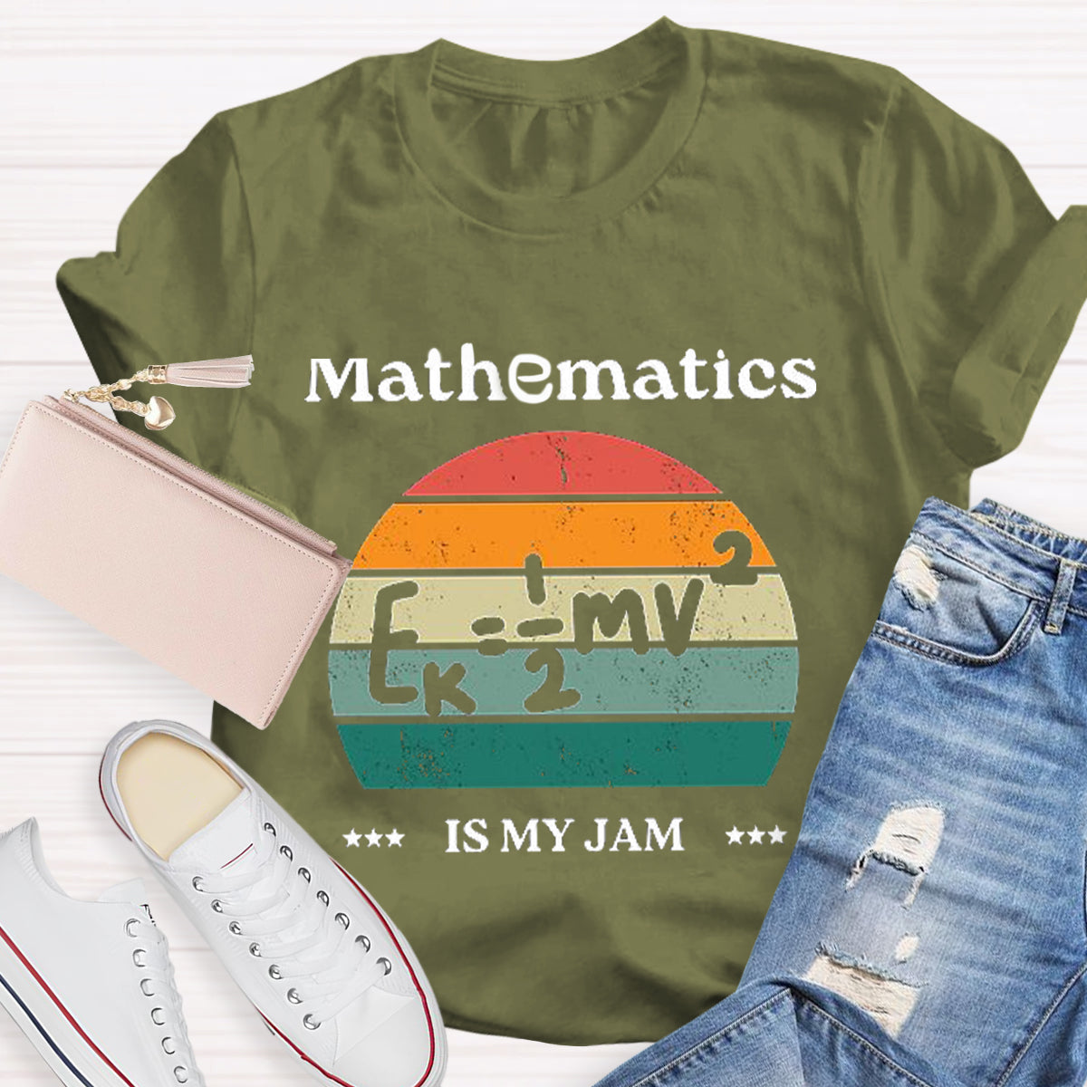 Mathematics Is My Jam Teacher T-Shirt