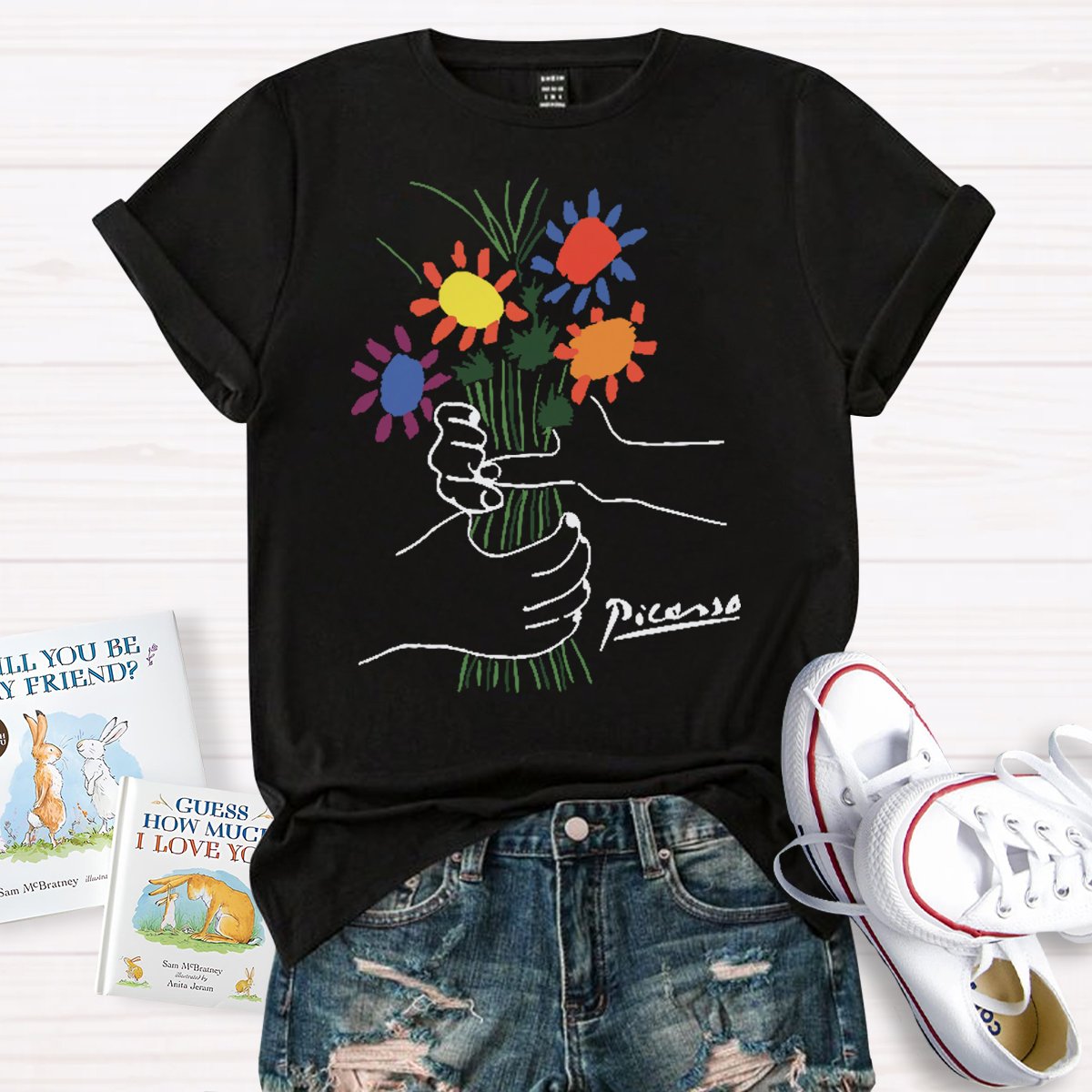 Flowers Teacher Shirt