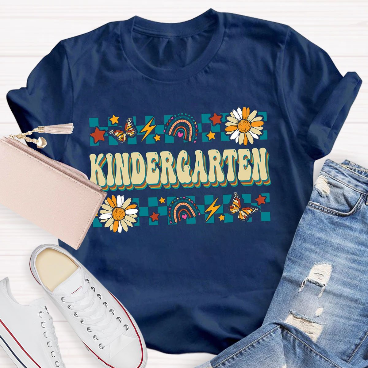 Personalized Design Grade With Butterfly T-Shirt