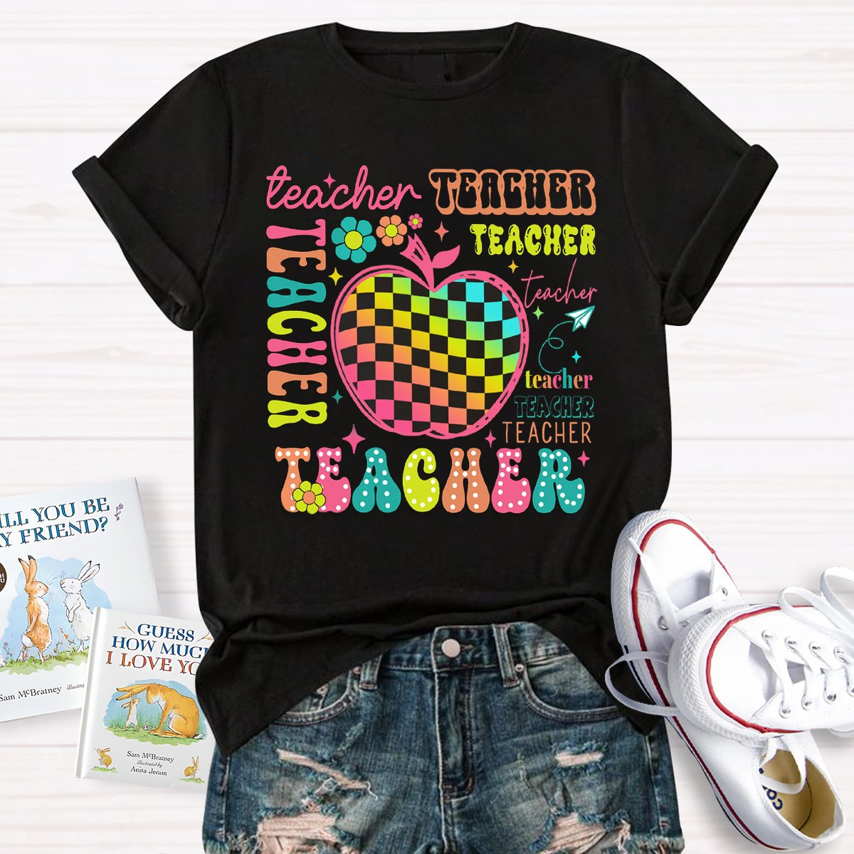 Back To School Apple Teacher Shirt