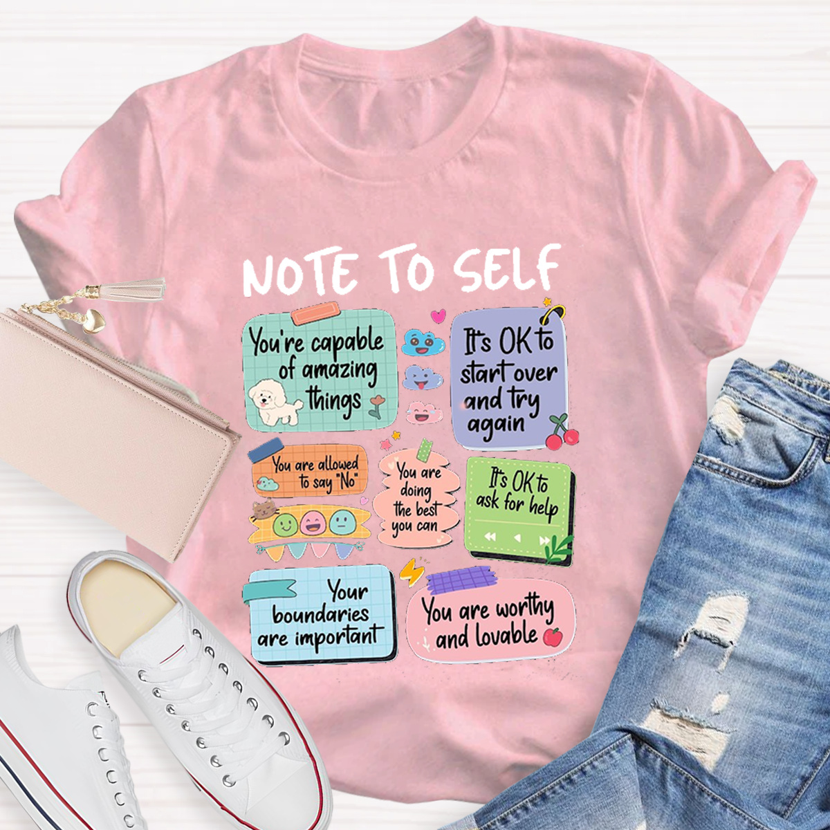 Note To Self Teacher T-Shirt