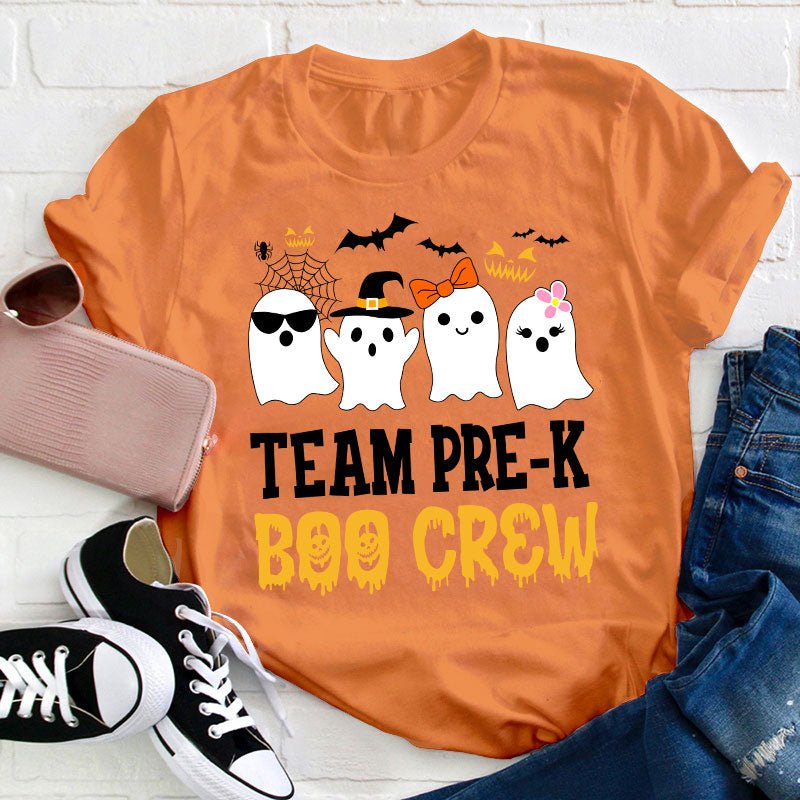 Personalized Team Boo Crew Teacher T-Shirt