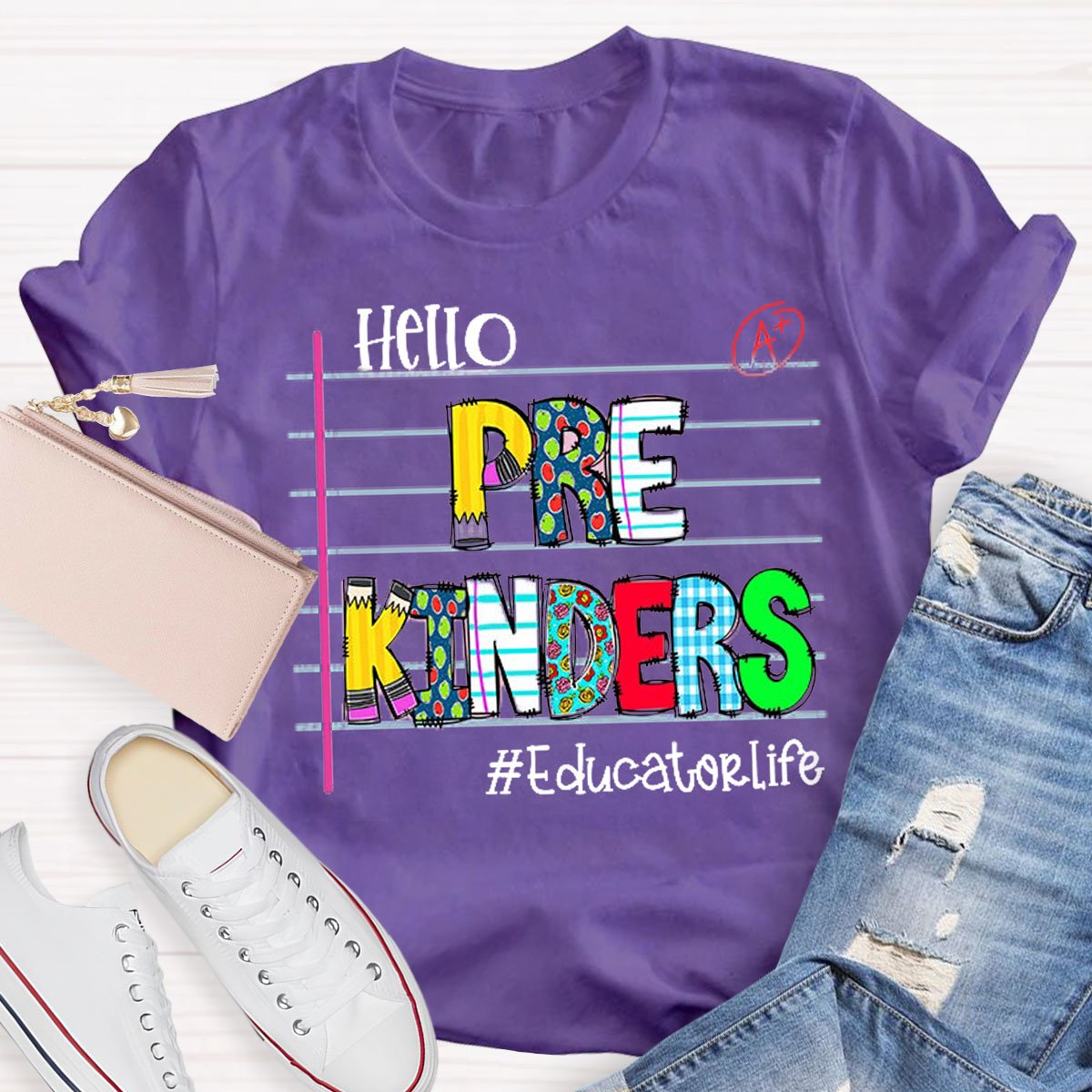 Personalized Grade And Name T-Shirt