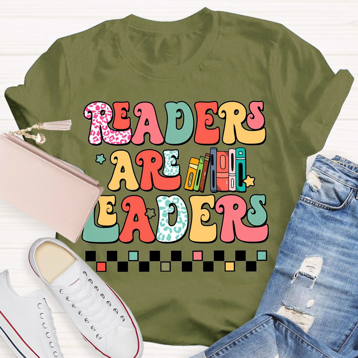 Readers Are Leaders Reading Teacher Shirt