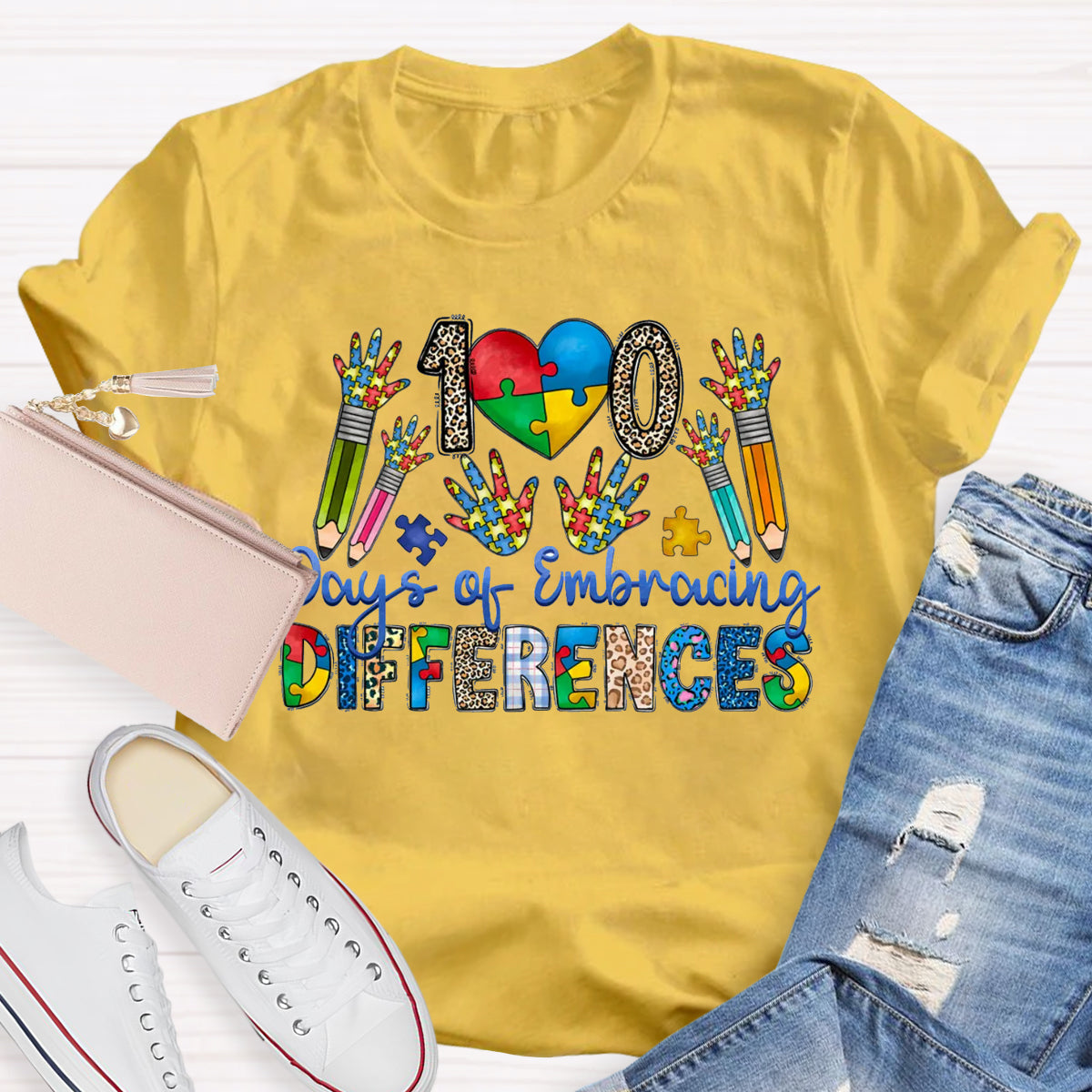 100 Days Of Embracing Difference T-Shirt