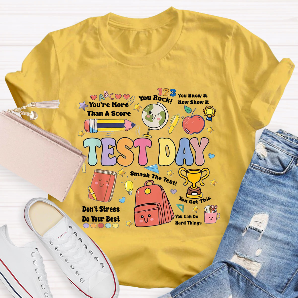 Don't Stress Do Your Best Test Day T-Shirt