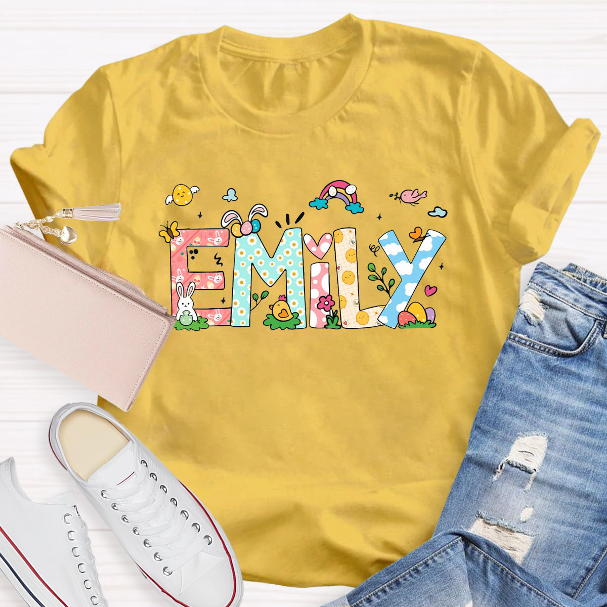 Personalized Name Easter Emily T-Shirt