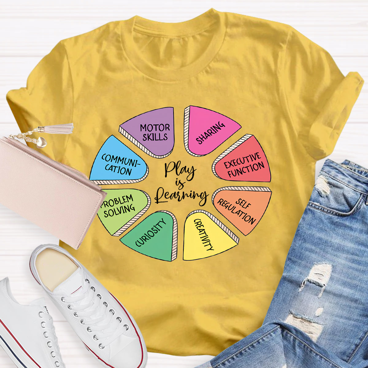 Play Is Learning More Skills Teacher T-Shirt