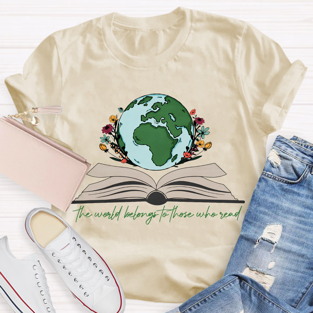 The World Belongs To Those Who Read Teacher T-Shirt