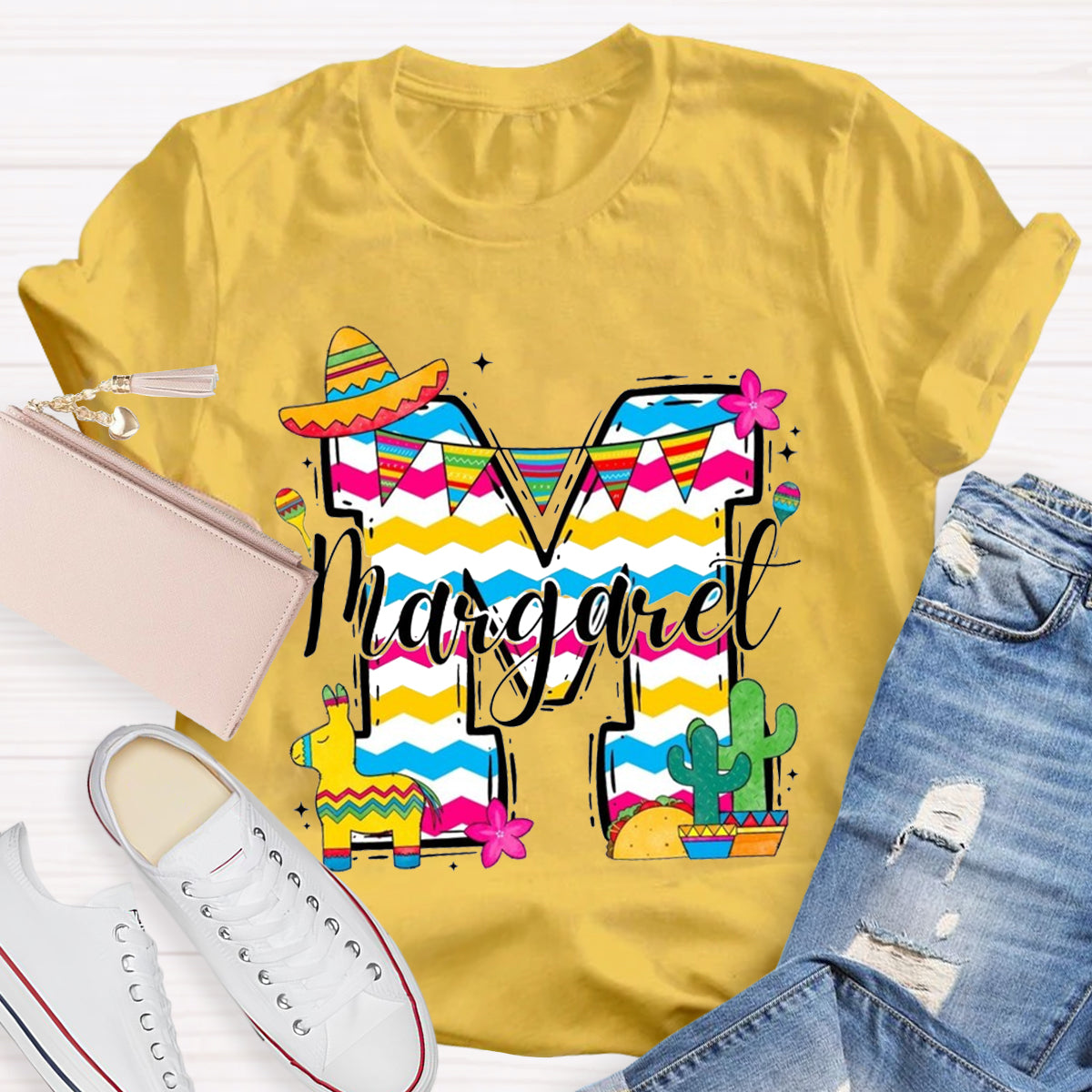 Personalized Your Own Name M For Margaret T-Shirt