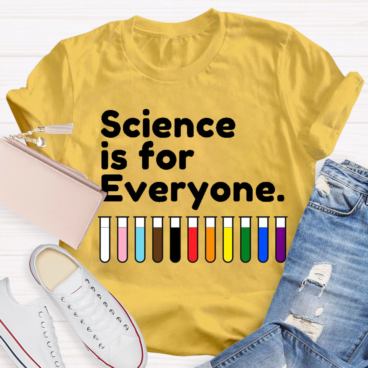 Science Is For Everyone Teacher T-Shirt