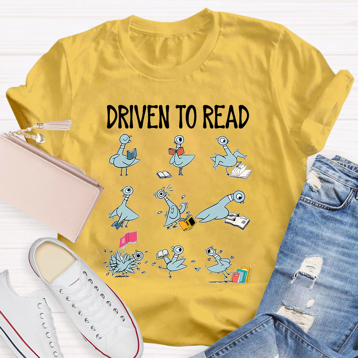 Driven To Read Teacher T-Shirt