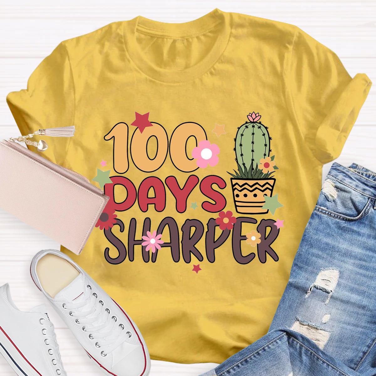 100 Days Sharper Teacher T-Shirt