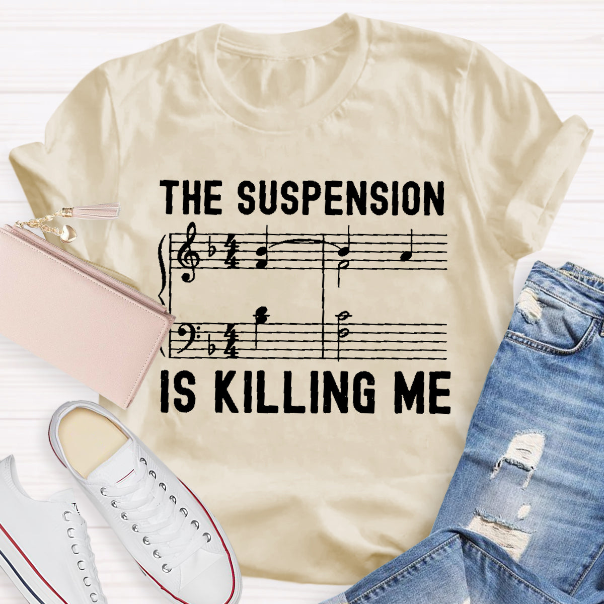 The Suspension Is Killing Me Math Teacher T-Shirt