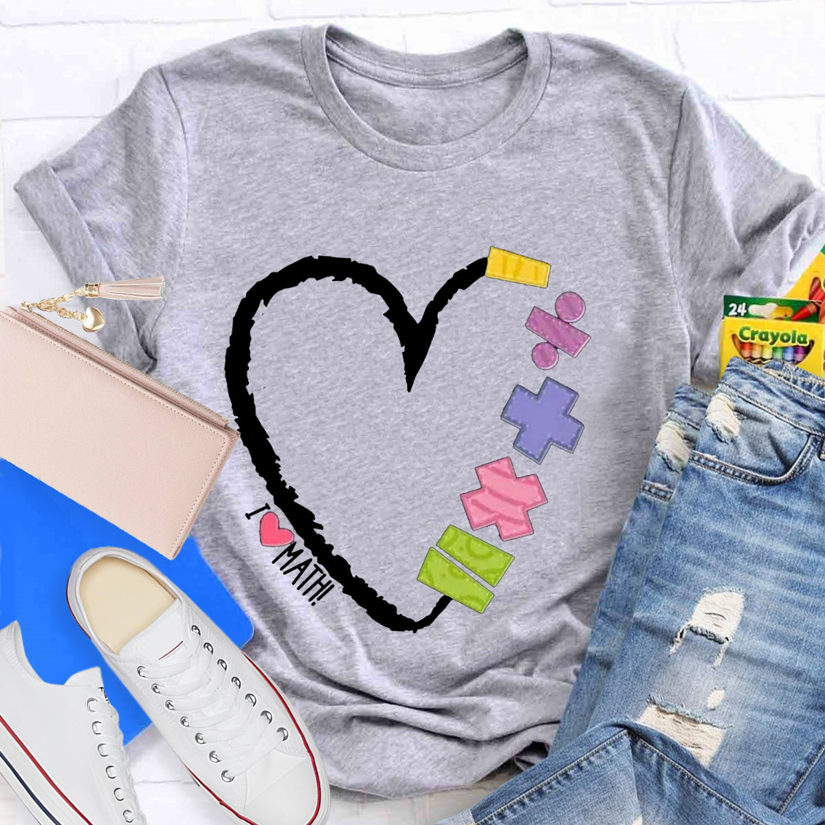 I Love Math Math Teacher T-Shirt