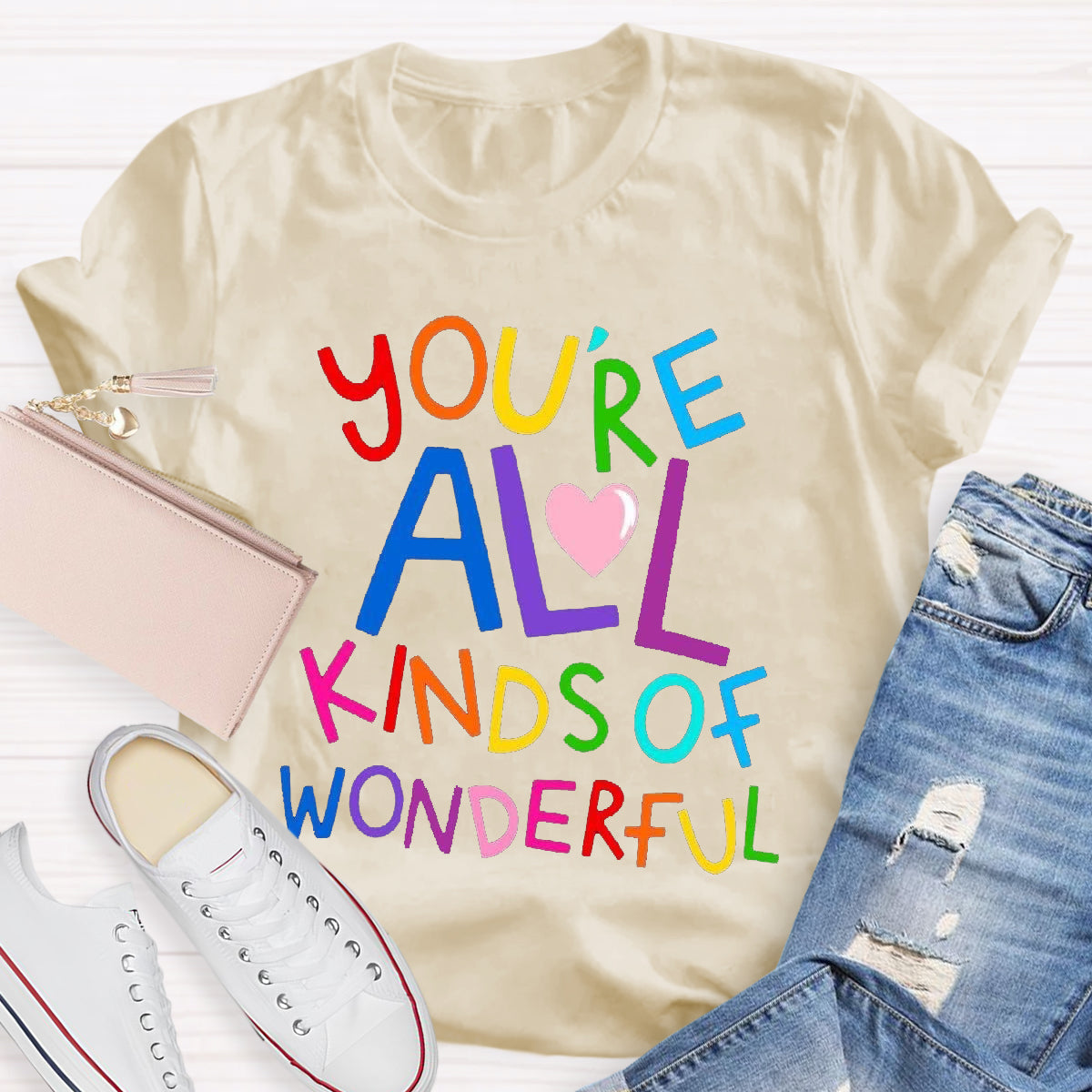 You're All Kind Of Wonderful Teacher T-Shirt