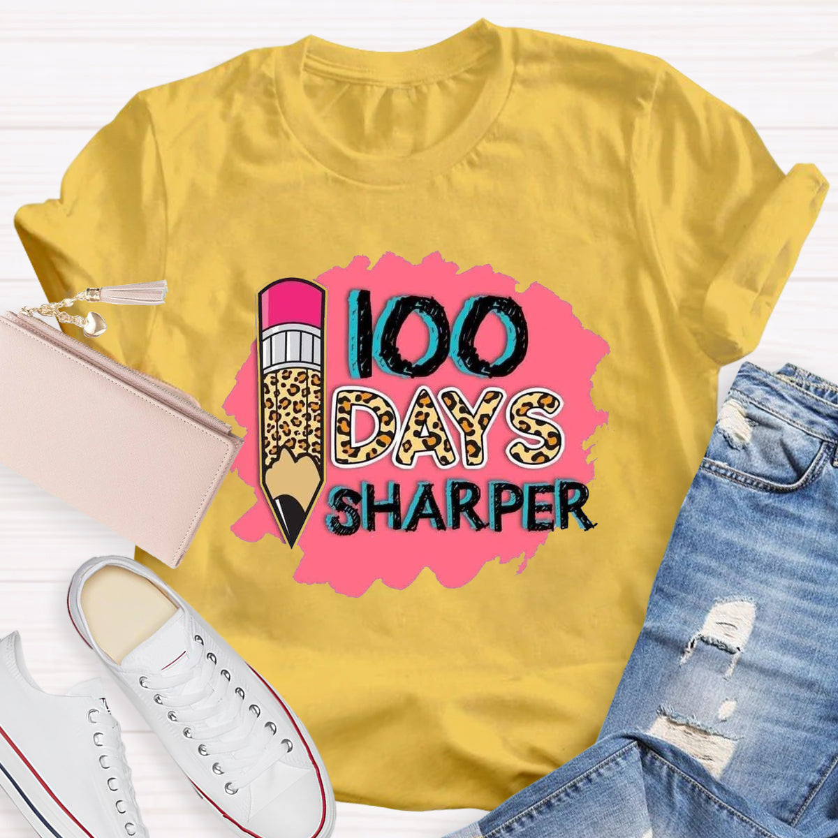 100 Days Sharper Teacher T-Shirt