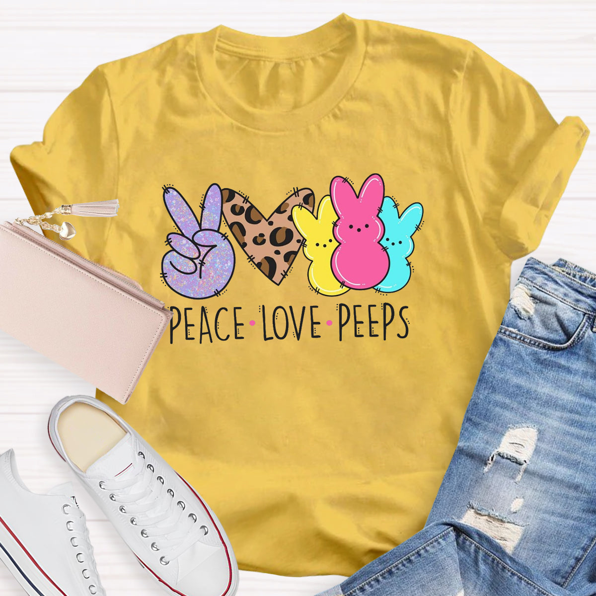 Peace Love Peeps T-Shirt