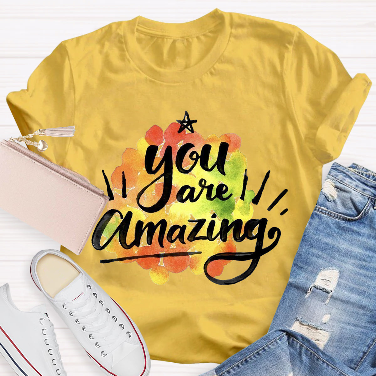 You Are Amazing Teacher Positive Quotes T-Shirt