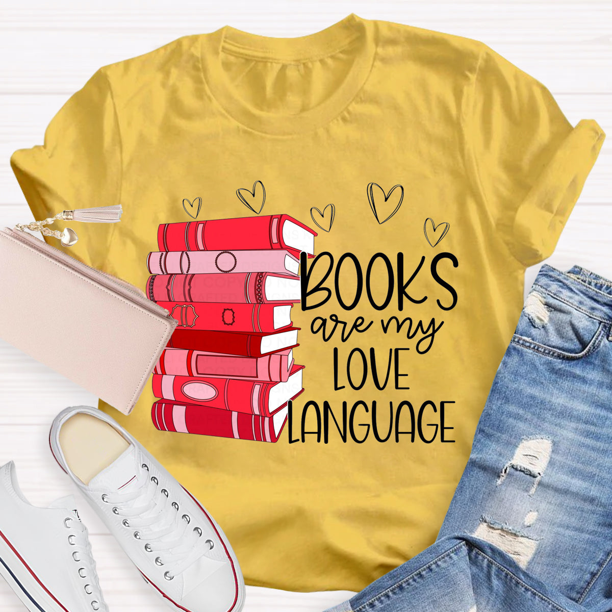 Books Are My Love Language T-Shirt