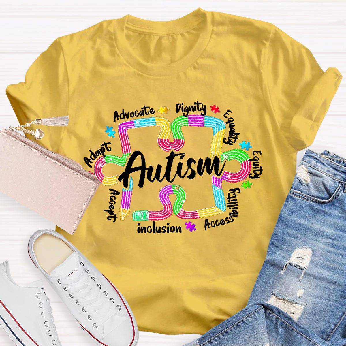 Autism Pencil Special Education T-Shirt