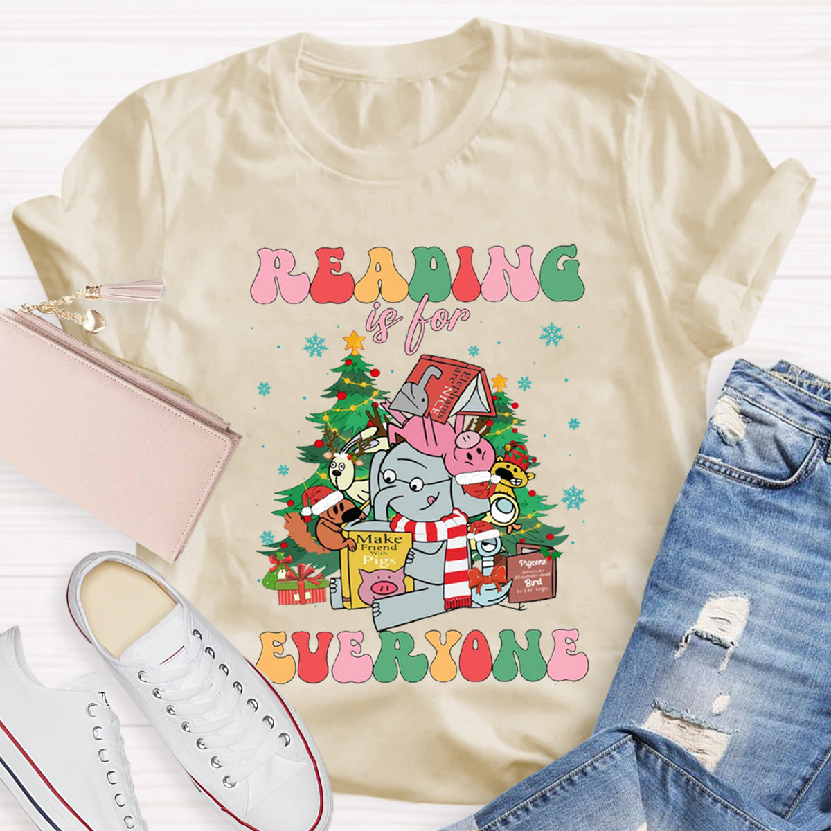 Reading Is For Everyone Teacher T-Shirt