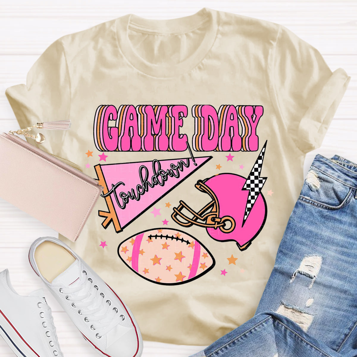 Game Day Football Touchdown Season T-Shirt